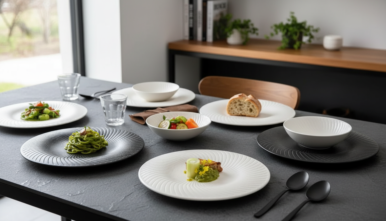 Irregular Ceramic Plates & Bowls: Modern Table Style Guide
