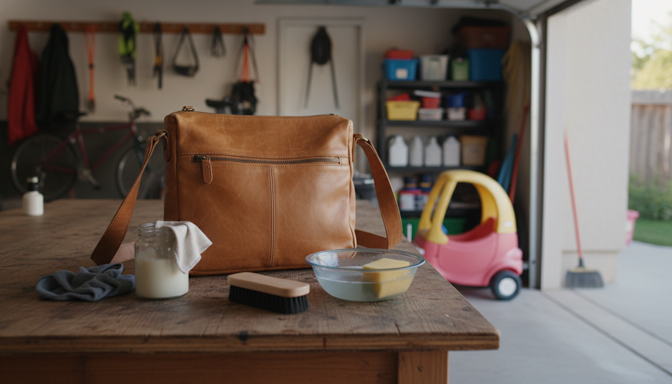 Clean & Condition a Soft Leather Crossbody (No Damage)